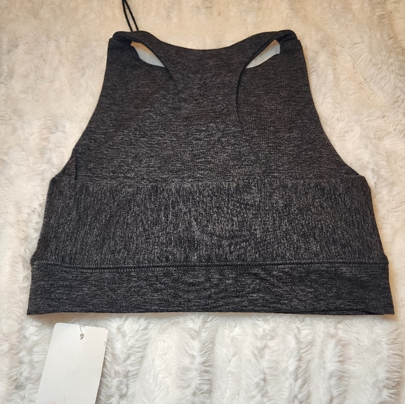 Run Faster Gray Sports Bra by good hYOUman - Picture 3 of 4